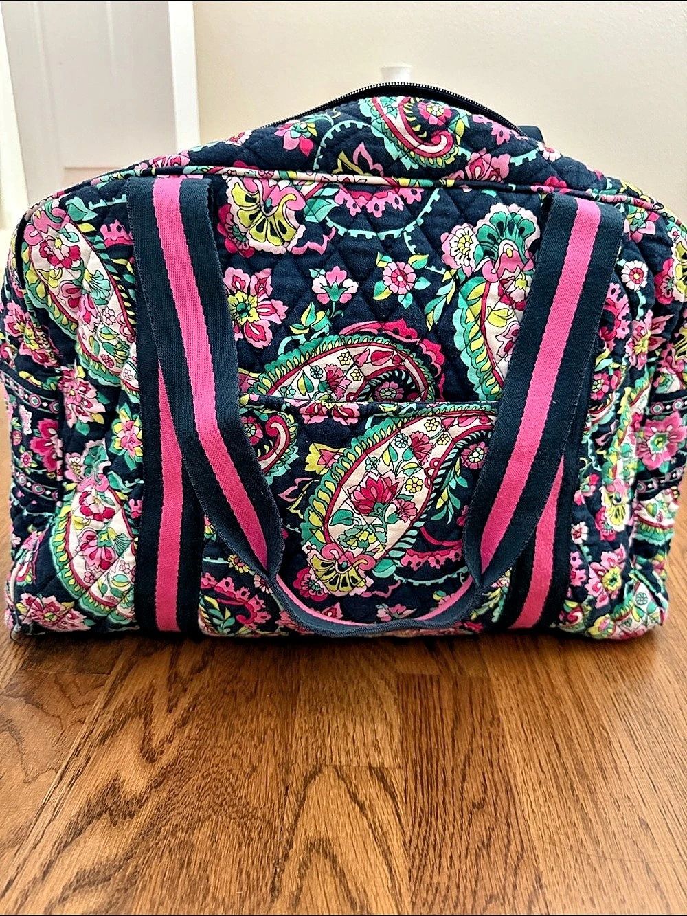 Vera Bradley weekender Bag Floral navy & Pink